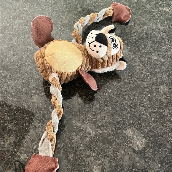 Plush Dog Toy Tiger with Rope Limbs Tug & Move Limbs 8” Dog Toy NWT - Picture 9 of 10